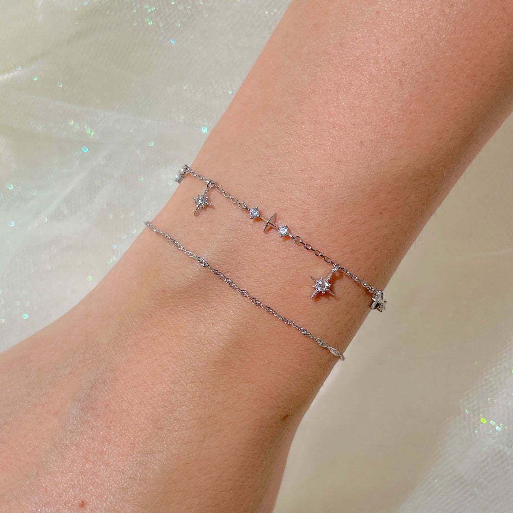 Pendant Bracelet Stainless Steel Anklet Fashionable And Trendy Womens Jewelry – Image 6