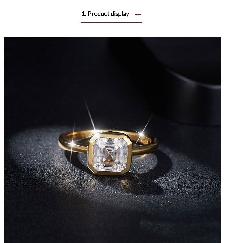 Design A Minimalist Pagoda-cut Diamond Ring - Image 3