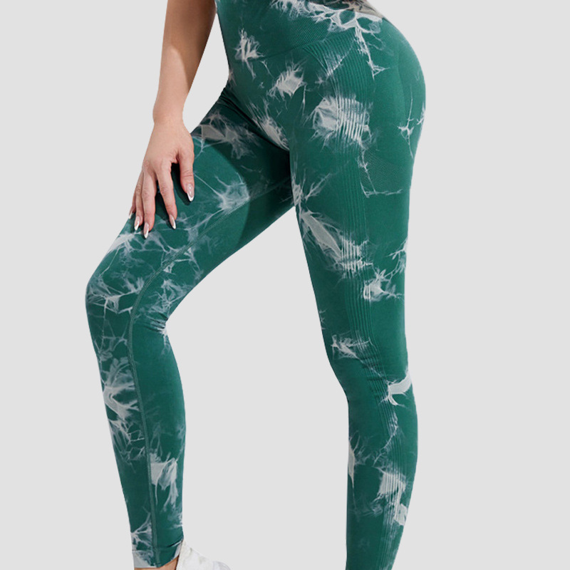 Fitness Yoga Pants Cross-dyed Hip-lifting Womens Sportswear - Image 6