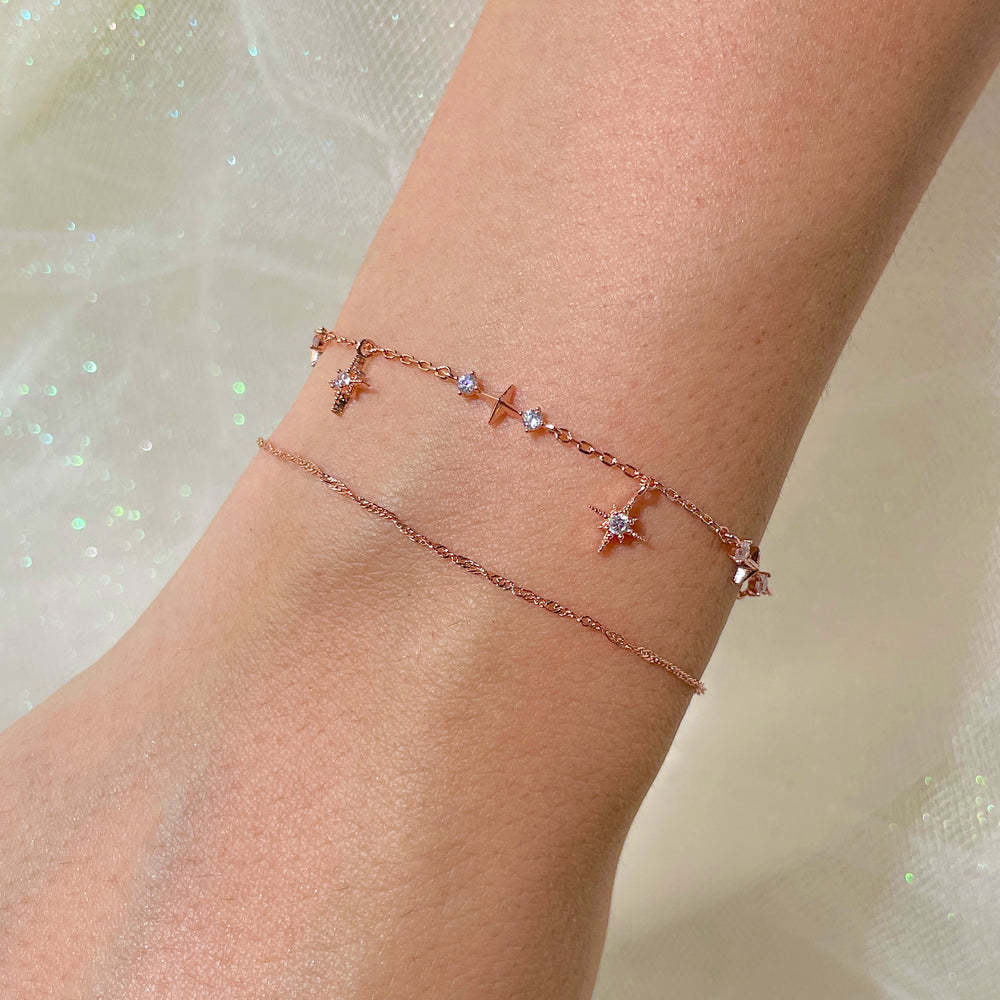Pendant Bracelet Stainless Steel Anklet Fashionable And Trendy Womens Jewelry – Image 4